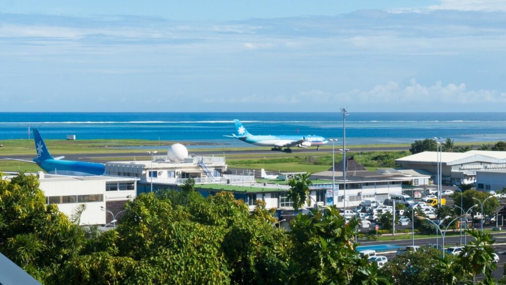 Tahiti Faa'a airport in French Polynesia